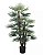 Planta Árvore Artificial Palmeira Leque Real Toque Verde 1,2m - Imagem 1