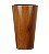 Cachepot Madeira Longo Marrom 50x30cm - Imagem 1