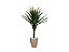 Planta Árvore Artificial Yucca Verde 95cm Kit + Vaso E. Bege 32cm - Imagem 1