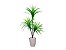 Planta Artificial Árvore Yucca Verde 1,10m Kit + Vaso S. Bege 30cm - Imagem 1