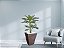 Planta Artificial Árvore Palmeira Areca 1,1m kit + Vaso Trapezio D. Grafiato Marrom 40cm - Imagem 2