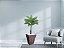 Planta Artificial Árvore Palmeira Real Toque 1,2m kit + Vaso Trapezio D. Grafiato Marrom 40cm - Imagem 2