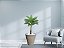 Planta Artificial Árvore Palmeira Real Toque 1,2m kit + Vaso Redondo D. Grafiato Bege 40cm - Imagem 2