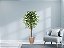 Planta Artificial Ficus Verde 1,50 kit + Vaso E. Bege 30 cm - Imagem 2