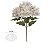 Buquê Flor Artificial Hortensia X5 Off White 29cm - Imagem 1