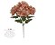 Buquê Flor  Artificial Hortensia X5 Ocre Outono 29cm - Imagem 1