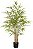 Planta Árvore Artificial Bambu Real Toque C/Pote X1050 Verde 1,20m - Imagem 1