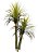 Planta Árvore Artificial Yucca X120 Verde 1,45m - Imagem 1