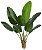 Planta Árvore Artificial Bananeira de Jardim Real Toque X8 Verde 1,2m - Imagem 1