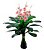Planta Árvore Artificial Real Toque X21 Rosa 90cm - Imagem 1