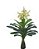 Planta Árvore Artificial Flor Real X21 Creme 90cm - Imagem 1