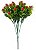 Folhagem Artificial Pick Flor Mini X5 Vermelha 25cm com 6 Hastes - Imagem 1