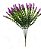 Folhagem Artificial Pick Flor Mini X5 Berinjela 26cm com 6 Hastes - Imagem 1