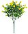 Folhagem Artificial Mini Flor X21 Amarela 32cm - Imagem 1