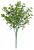 Folhagem Artificial Podocarpus C/Powder X15 Verde 30cm - Imagem 1