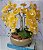 Arranjo Com 4 Orquídeas Amarela Vaso Fendi 28cm - Imagem 3