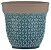 Vaso Cerâmica Turquesa 14,5cm - Imagem 1