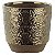 Vaso Cerâmica Cobre 12cm - Imagem 1