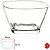 Bowl Vidro 315ML 6,2x10,6cm Rt Defne Transparente - Imagem 1