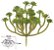 Planta Artificial Suculenta Echeveria Verde 12cm - Imagem 1