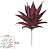 Planta Artificial Suculenta Agave Vermelho 15cm - Imagem 1