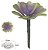 Planta Artificial Suculenta Purpura 13cm - Imagem 1