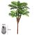 Planta Árvore Artificial Palmeira Real Toque X20 (Verde) 1,70m - Imagem 1