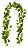 Planta Artificial Folhagem Guirlanda Real Toque X187 Verde 1,80m - Imagem 1