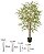 Planta Artificial Árvore Bamboo Real Toque C/Pote X1800 Verde 1,50cm - Imagem 1