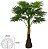 Planta Árvore Artificial Palmeira Leque X12 Verde 90cm - Imagem 1