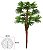 Planta Árvore Artificial Palmeira Leque Real Toque X18 Verde 1,70m - Imagem 1
