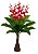 Planta Árvore Artificial Flor Real Toque Rosa 1m - Imagem 1