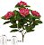 Planta  Artificial Hortensia X44 Rosa Pink 70cm - Imagem 1