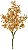 Planta Árvore Artificial Clusia Real Toque X282 Laranja Outono 1,2m - Imagem 1