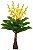 Planta Árvore Artificial Flor Real Toque Amarelo 1m - Imagem 1
