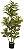 Planta Árvore Artificial Cróton Real Toque C/Pote X114 Verde 1,20m - Imagem 1