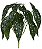 Folhagem Begonia Maculata Real Toque Plastico X12 Verde 28cm - Imagem 1
