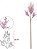 Planta Artificial Astilbe Com Flocked Rosa 81cm - Imagem 1