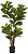 Planta Artificial Ficus Lyrata Real Toque Pu C/Pote X72 Verde 1,2m - Imagem 1