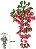 Planta Artificial  Folhagem Buganvile X123 Rosa 75cm - Imagem 1