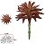 Planta Artificial  Folhagem Suculenta X52 Ocre 15cm - Imagem 1