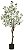 Planta Arvore Artificial Azaleia Pu C/Pote X544 Creme 1,4m - Imagem 1