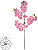 Haste Flor Cerejeira X78 Rosa 2T 1M - Imagem 1