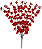 Planta Artificial Buque Flor Cerejeira X90 Vermelho 60cm - Imagem 1