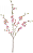 Haste Flor Cerejeira X37 Rosa 90cm - Imagem 1