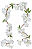 Planta Artificial Guirlanda Flor Cerejeira X105 Creme 1,73cm - Imagem 1