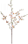 Haste Flor Cerejeira X37 Rosa Claro 90cm - Imagem 1