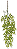 Planta Artificial Folhagem Costela De Adão Pendurar X33 Verde 90cm - Imagem 1