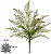 Planta Artificial Folhagem Samambaia Real Toque X18 Verde Outono 55cm - Imagem 1