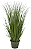 Planta Artificial Folhagem Grass C/Vaso Verde 1,37cm - Imagem 1